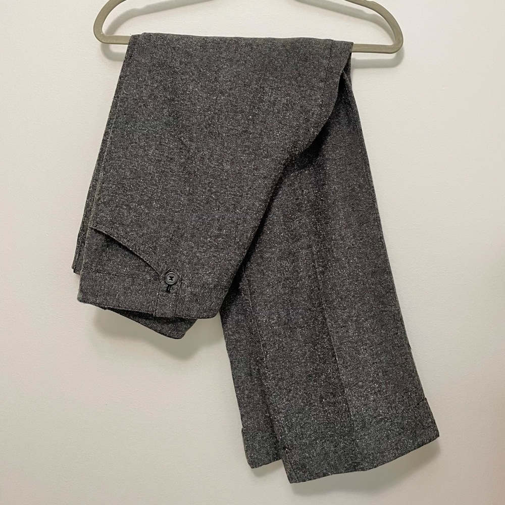 Black Tweed Wide Leg Trouser, JonesNY